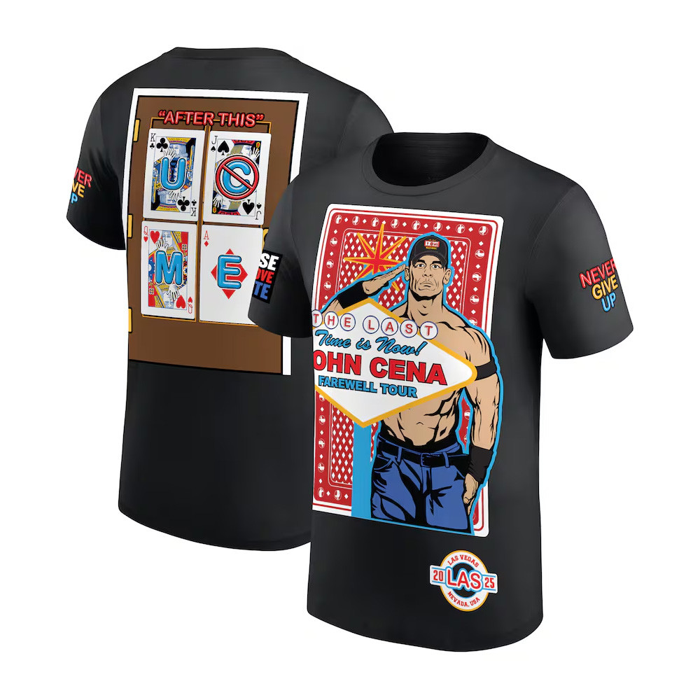 John Cena Farewell Tour 2025 Las Vegas T-Shirtpecial Oregontrailrvpk Shirt