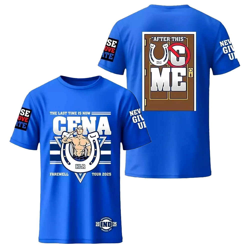 John Cena Shirt John Cena Farewell Tour 2025 Indianapolis T-Shirt For Husband Oregontrailrvpk Shirt