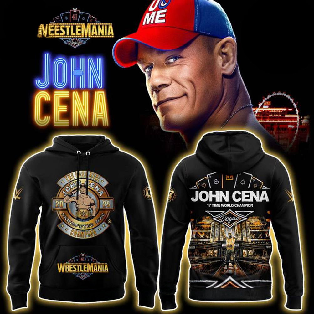 John Cena WrestleMania 41 Winner Special Hoodie Great Father's Day Presents