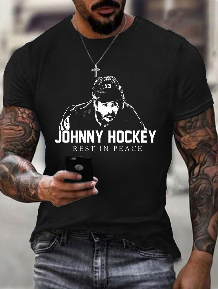 Johnny Hockey RIP Rest In Peace T-Shirt Johnny Hockey Merch Oregontrailrvpk Shirt