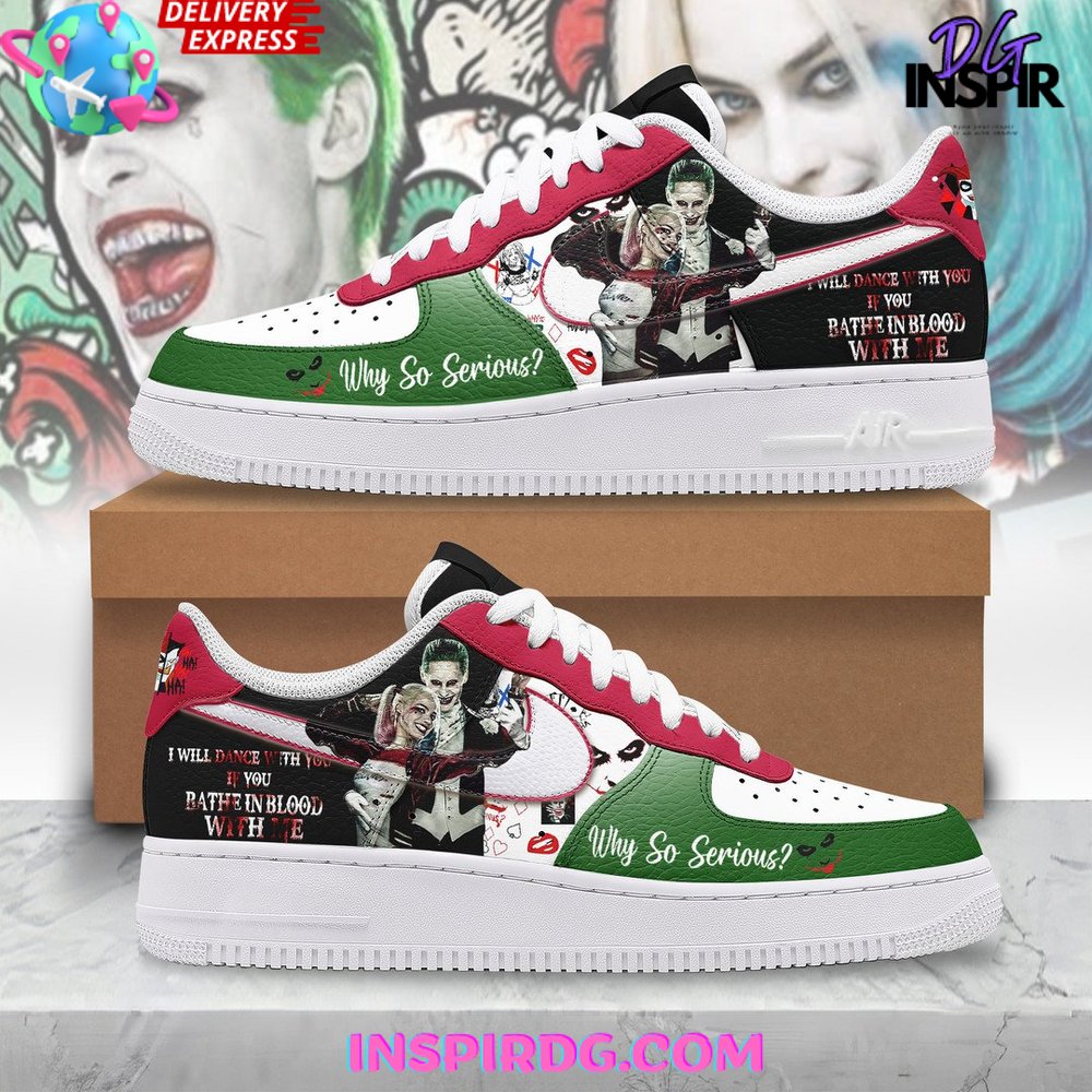 Joker and Harley Quinn Limited Edition Air Force 1