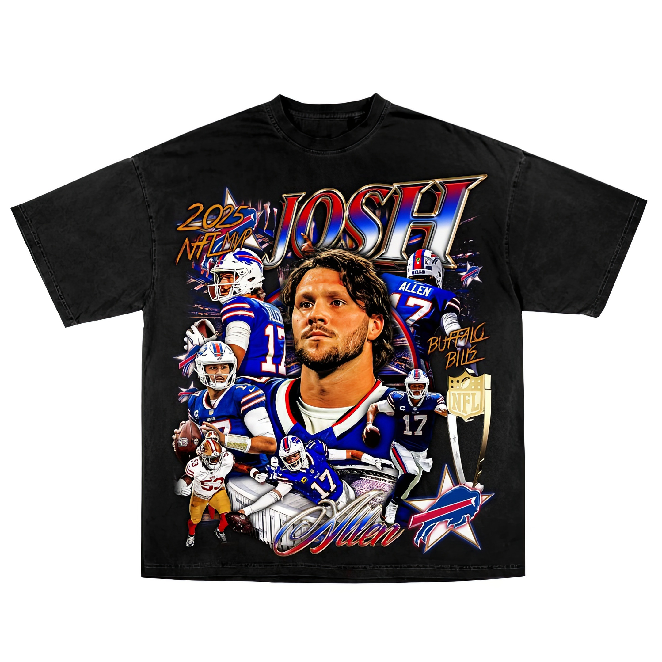 Josh Allen T-Shirt Gift Ideas For Football Lovers Oregontrailrvpk Shirt