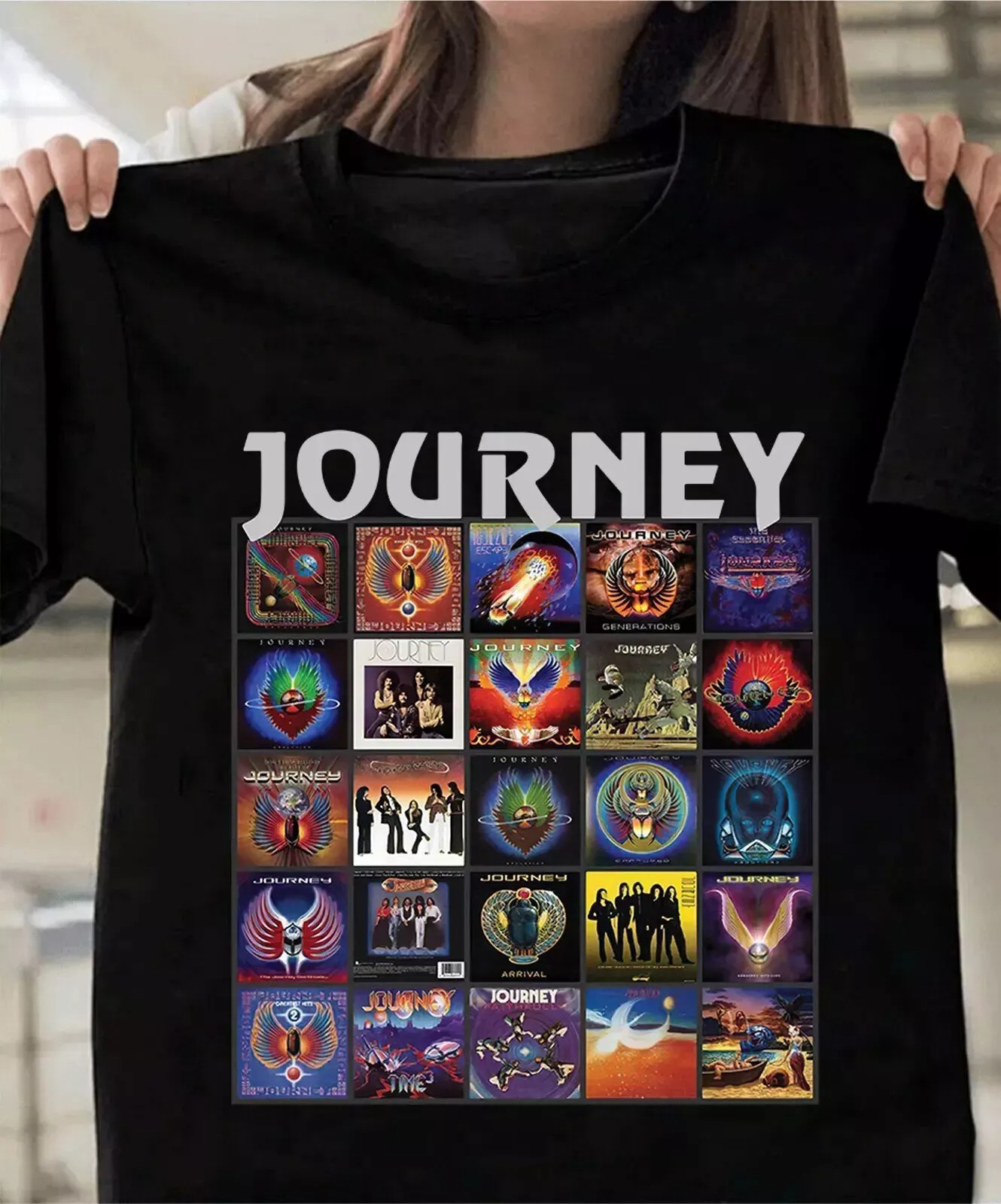 Journey Band Collection Album T-Shirt Oregontrailrvpk Shirt