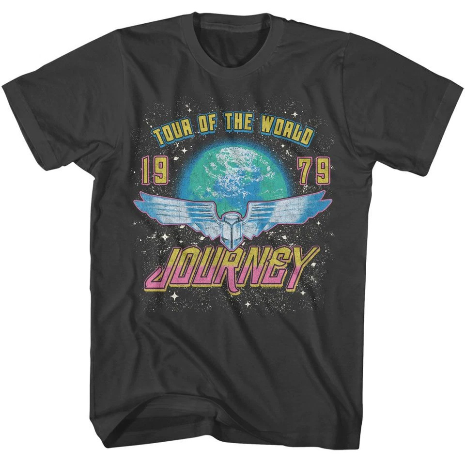 Journey Tour Of The World Smoke Music T-Shirt For Music Enthusiasts Oregontrailrvpk Shirt