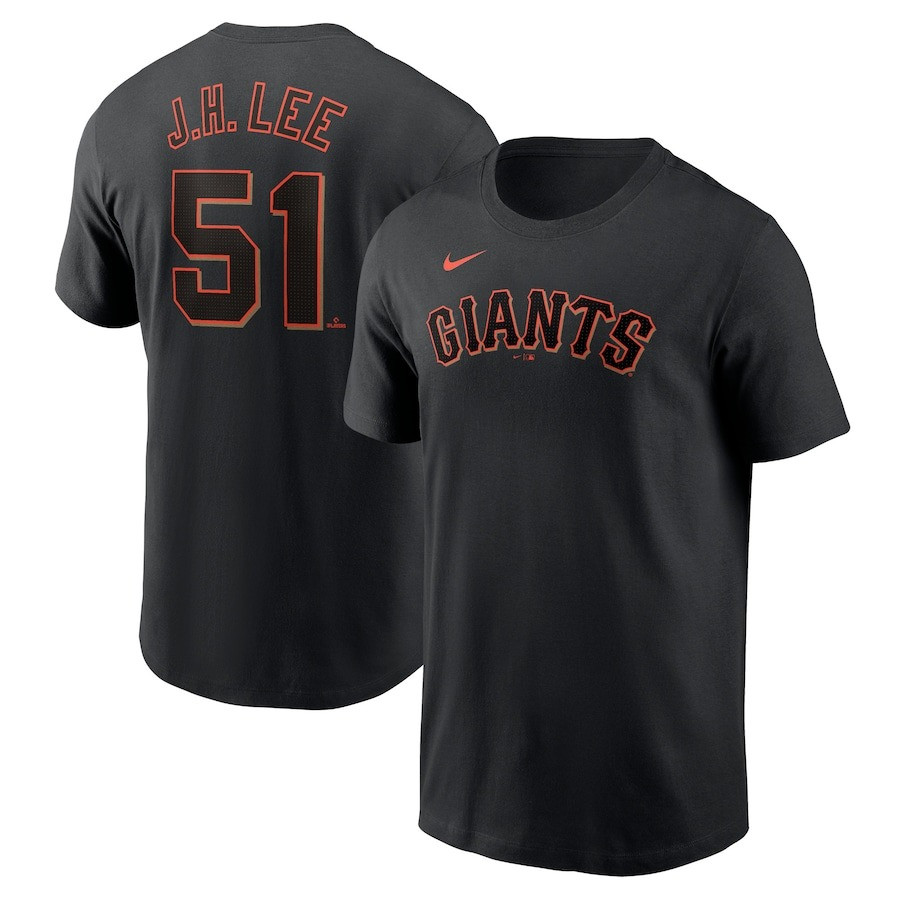 Jung Hoo Lee T-ShirtF San Francisco Giants Name & Number Club Fan Merch Gifts Oregontrailrvpk Shirt