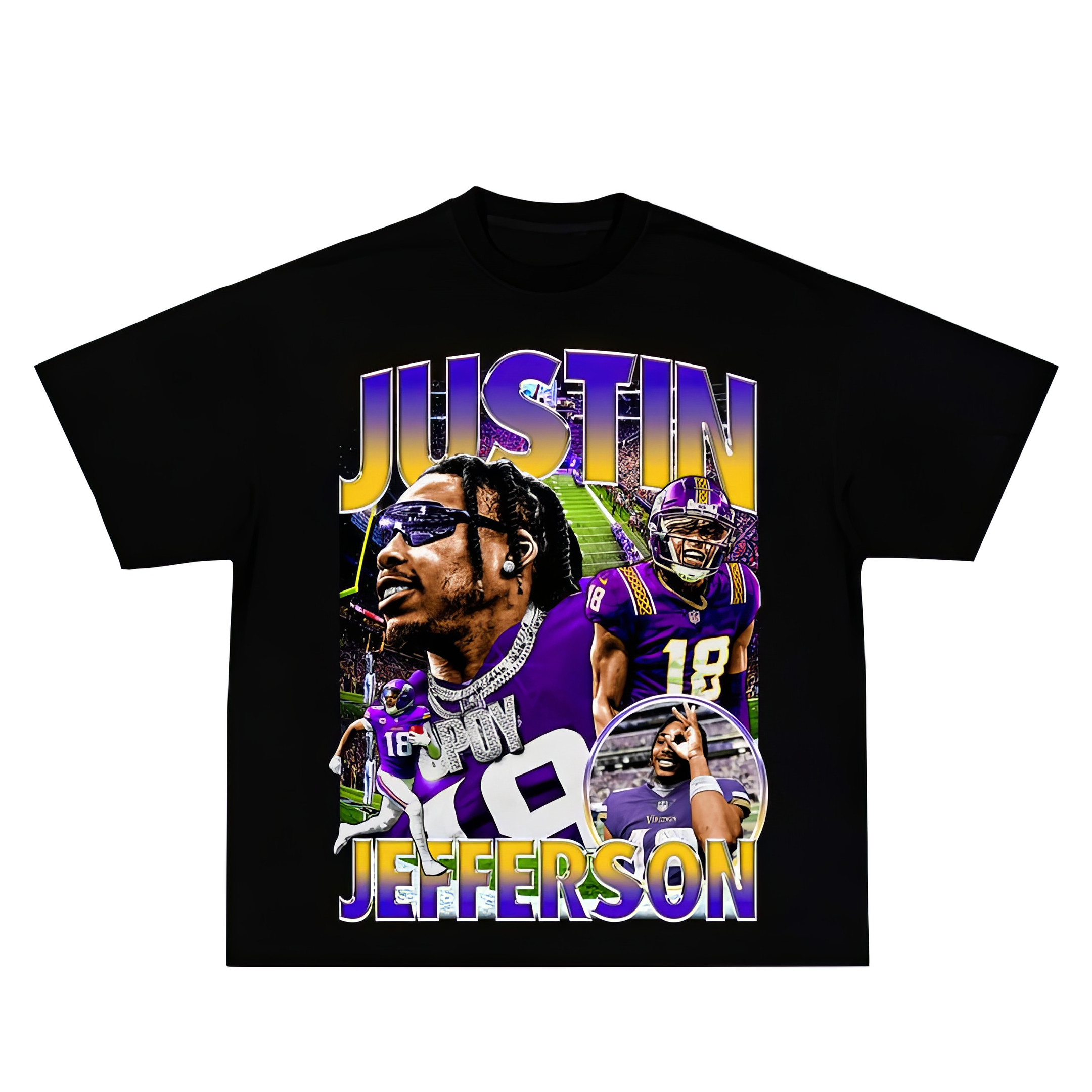 Justin Jefferson T-Shirt Best Gifts For Football Fans Oregontrailrvpk Shirt