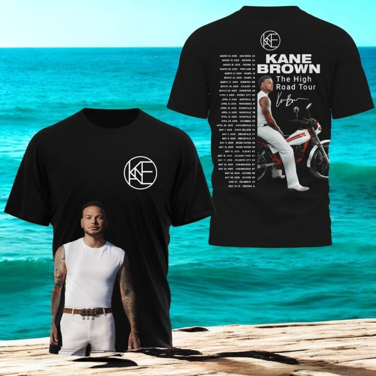 Kane Brown The High Road Tour 2025 3D Shirt Music Lover Gifts For Him Oregontrailrvpk Shirt