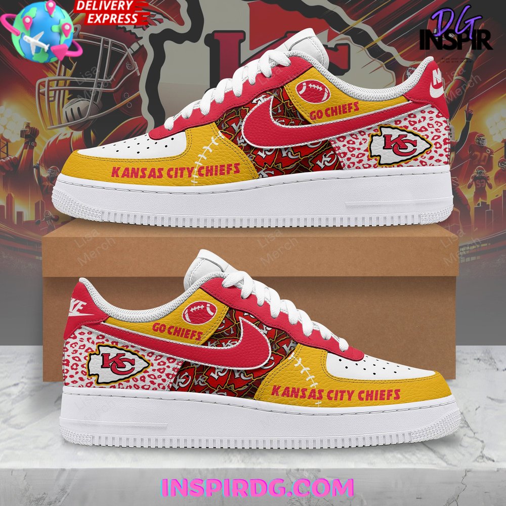 Kansas City Chiefs Go Chiefs Air Force 1 Sneaker