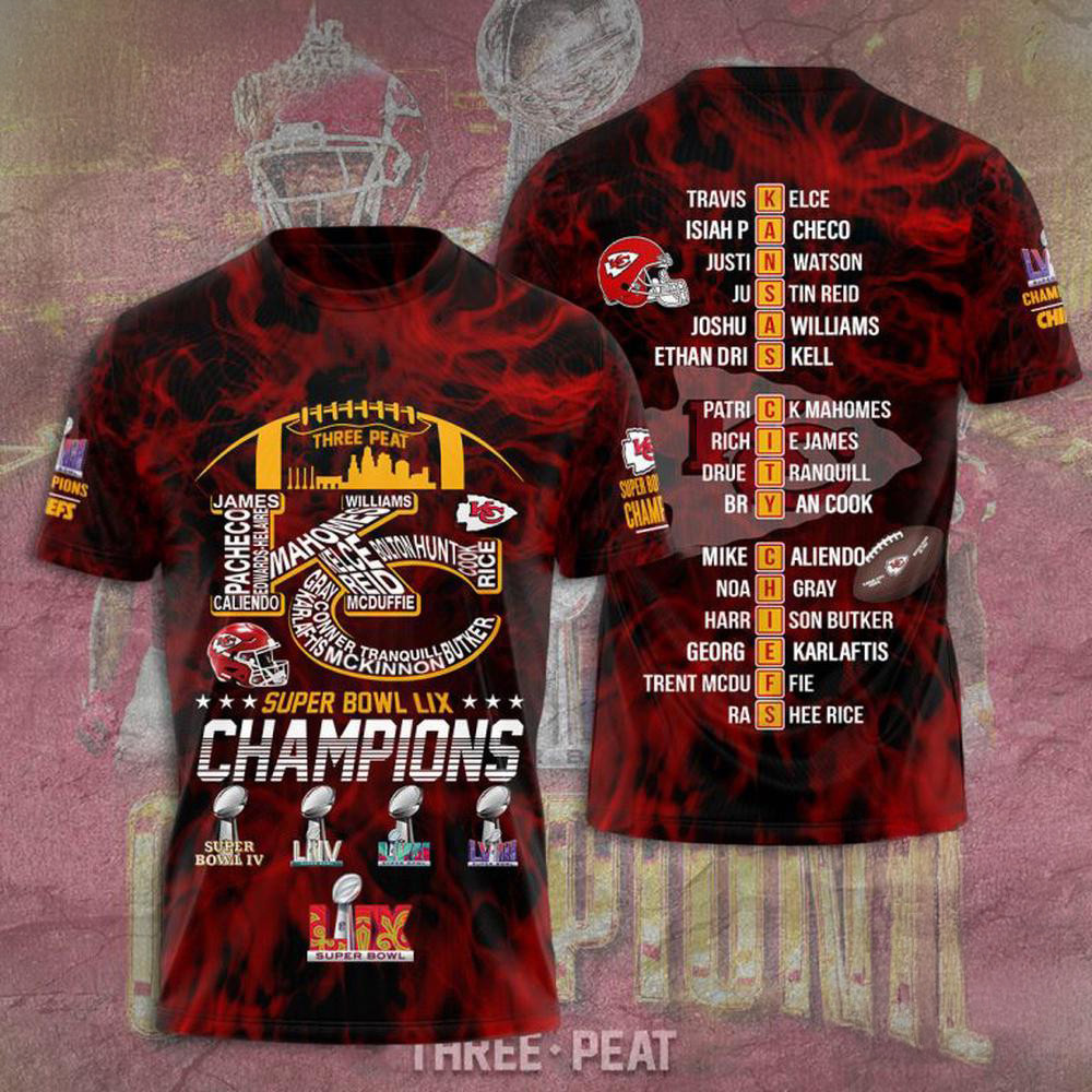 Kansas City Chiefs Super Bowl LIX 2025 Champions Shirt Gifts For Football Lovers Oregontrailrvpk Shirt