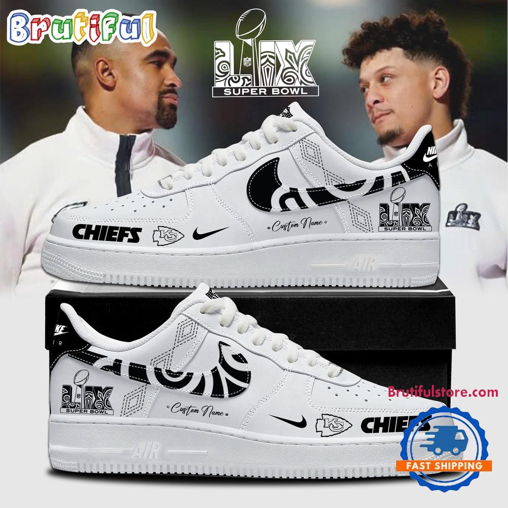 Kansas City Chiefs Super Bowl LIX Opening Night Air Force 1 Shoes Sneaker