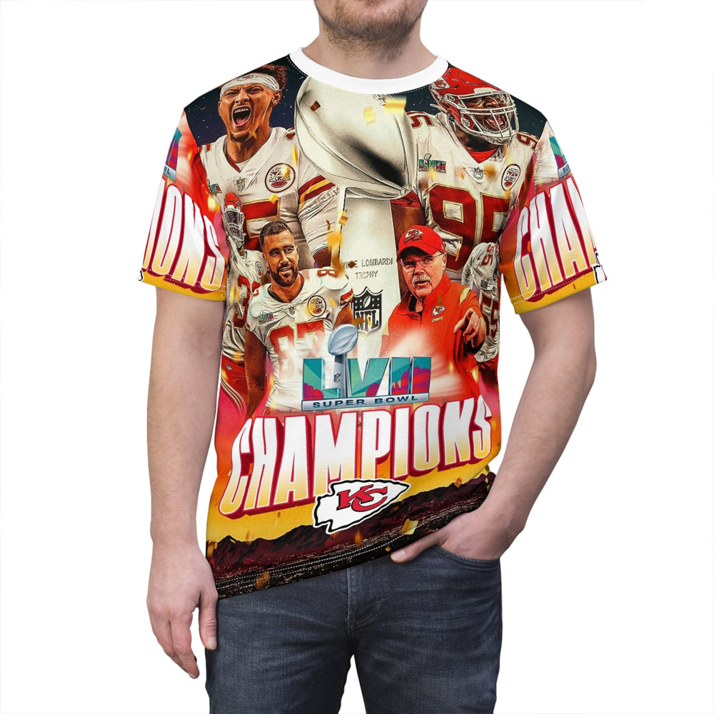 Kansas City Chiefs Super Bowl LVII T-Shirt Football Oregontrailrvpk Shirt
