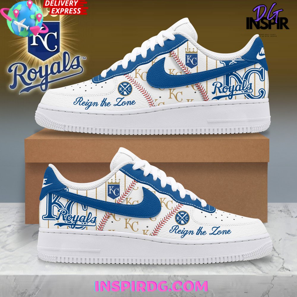 Kansas City Royals Reign The Zone Limited Edition Air Force 1