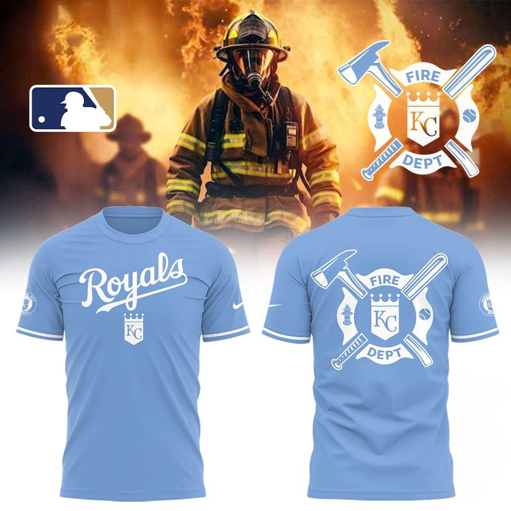 Kansas City Royals x Firefighter Appreciation Night 2025 Shirt Gifts For Basketball Fan Oregontrailrvpk Shirt