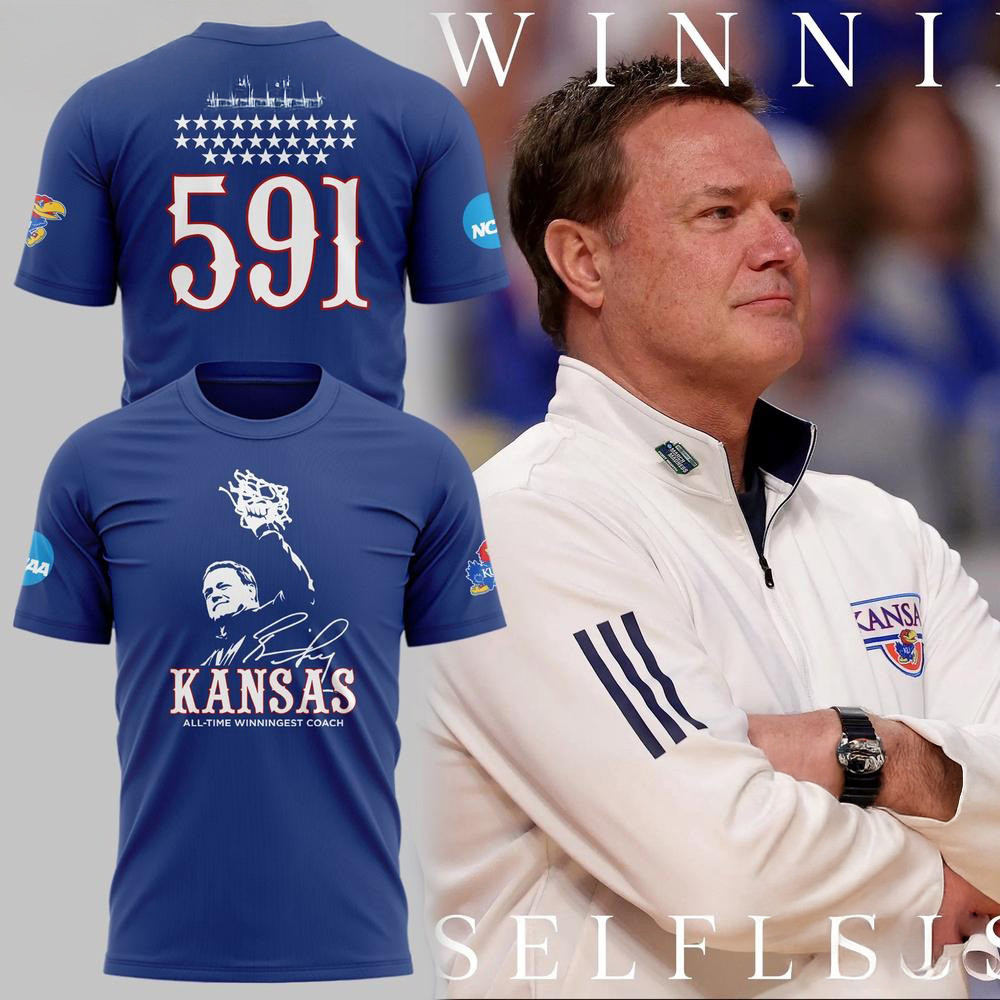 Kansas Jayhawks Basketball Special The Winningest Coach Signature Shirt Oregontrailrvpk Shirt