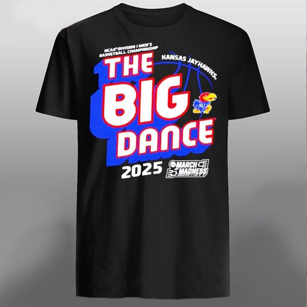 Kansas Jayhawks March Madness 2025 Men's Basketball Dance T-Shirt For Basketball Fan Oregontrailrvpk Shirt