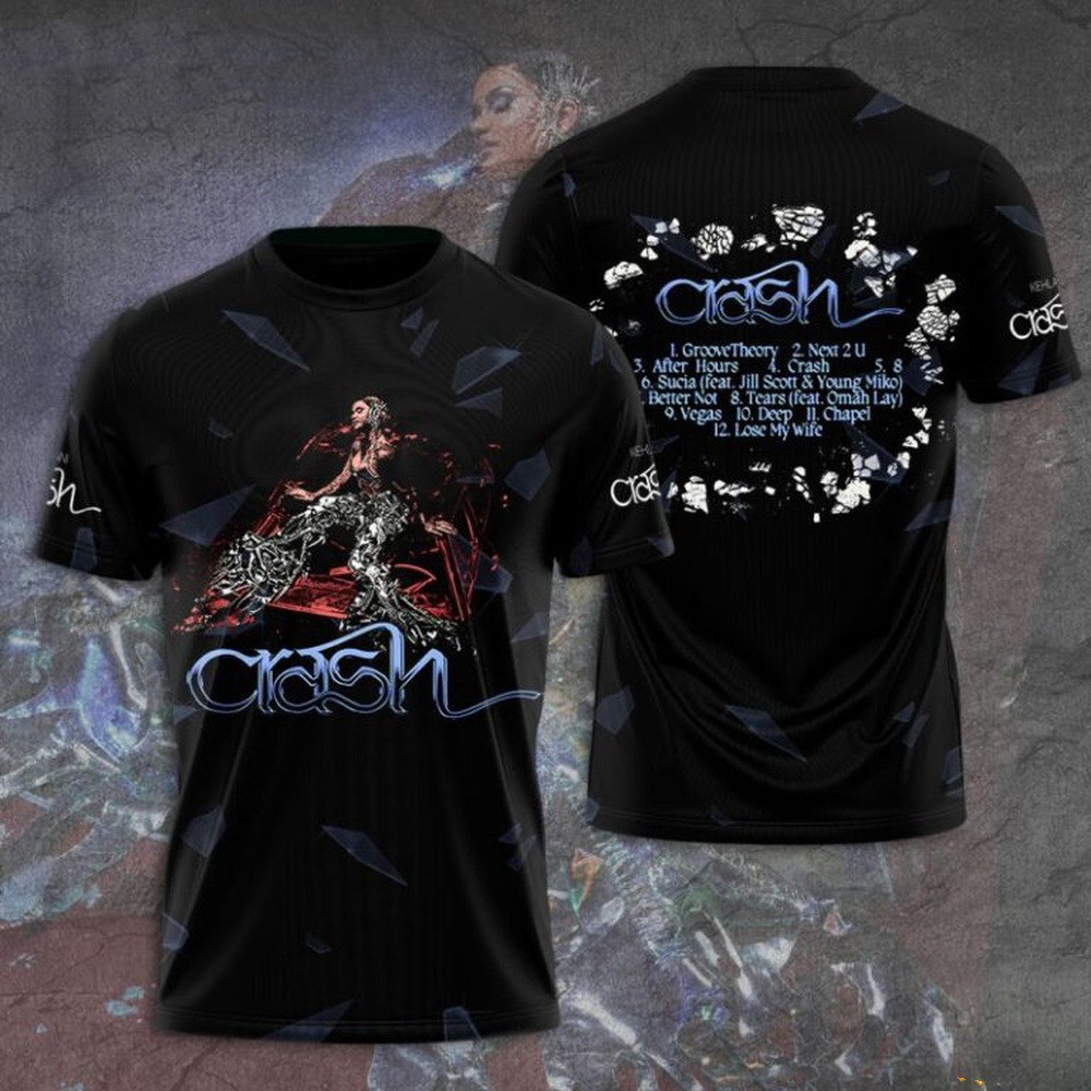 Kehlani Crash Tour Schedule 3D Shirt Oregontrailrvpk Shirt