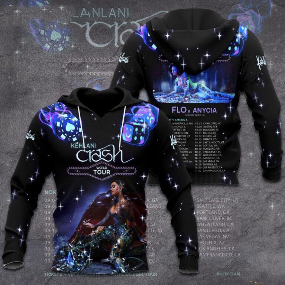 Kehlani Crash Tour Schedule Fans Lover Hoodie
