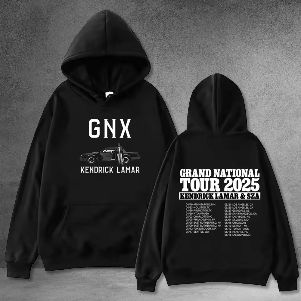 Kendrick And SZA Grand National Tour 2025 GNX Album Hoodie Best