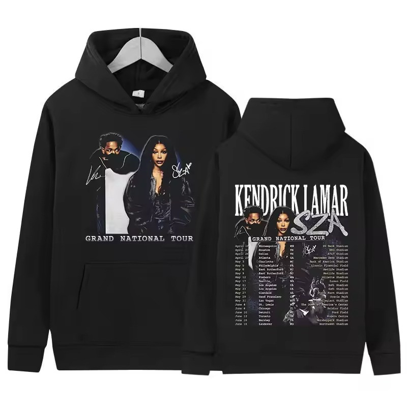 Kendrick And Sza Grand National Tour Merch 2025 Hoodie Kendrick GNX & SZA Unique