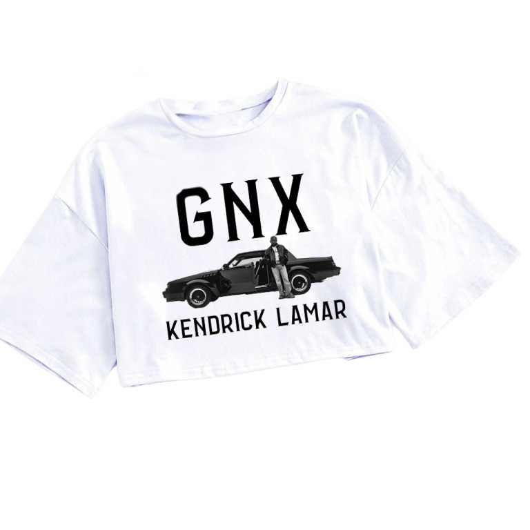 Kendrick GNX Tour Merch Kendrick GNX Crop Top Shirt Women's For Her Oregontrailrvpk Shirt