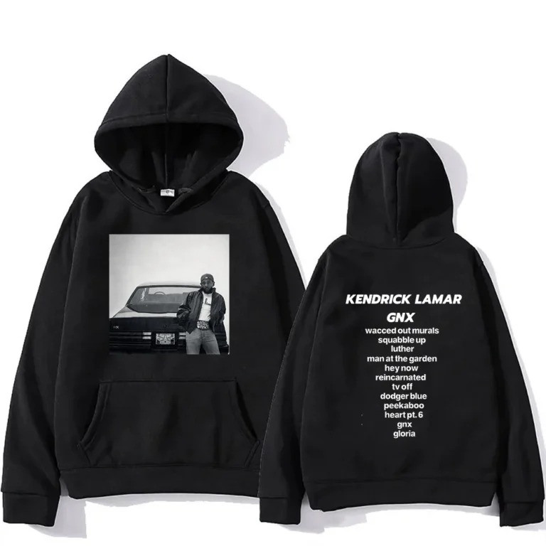 Kendrick GNX Tour Merch Kendrick Lamar Album GNX Hoodie Grand National Tour Merch