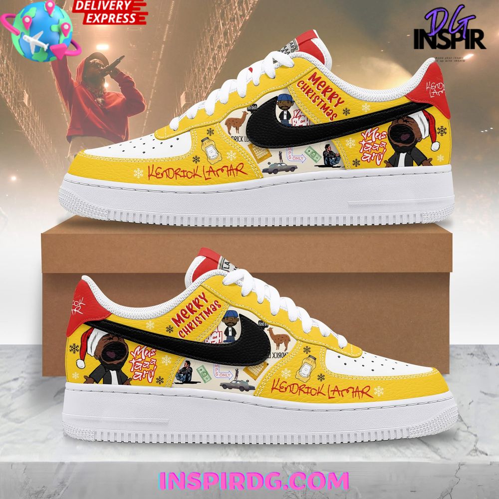 Kendrick Lamar Merry Christmas Special Edition Air Force 1