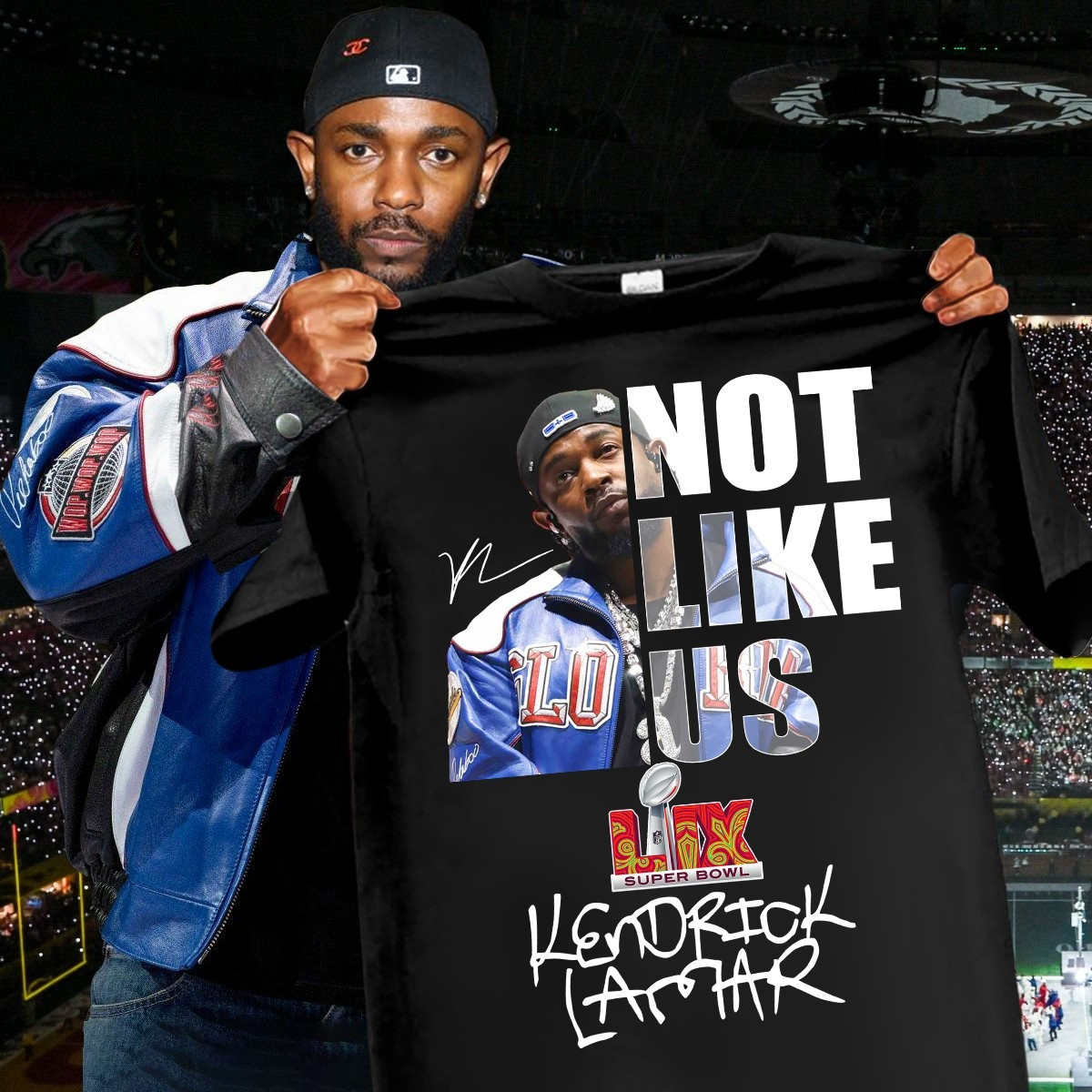 Kendrick Lamar Not Like Us Shirt Lix Super Bowl 2025 Kendrick Fan Merch Oregontrailrvpk Shirt