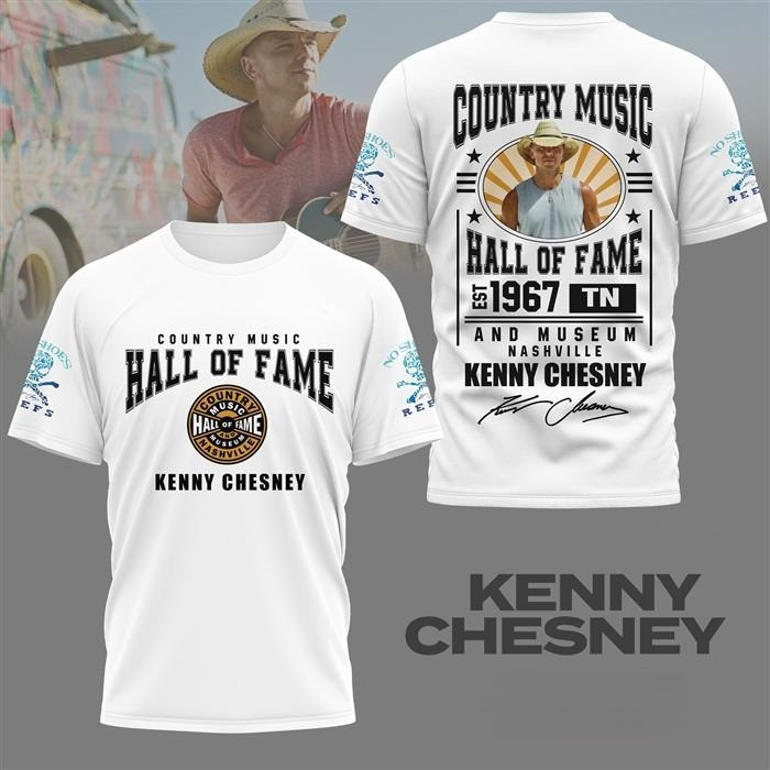 Kenny Chesney Country Music Hall Of Fame Black Shirt Oregontrailrvpk Shirt