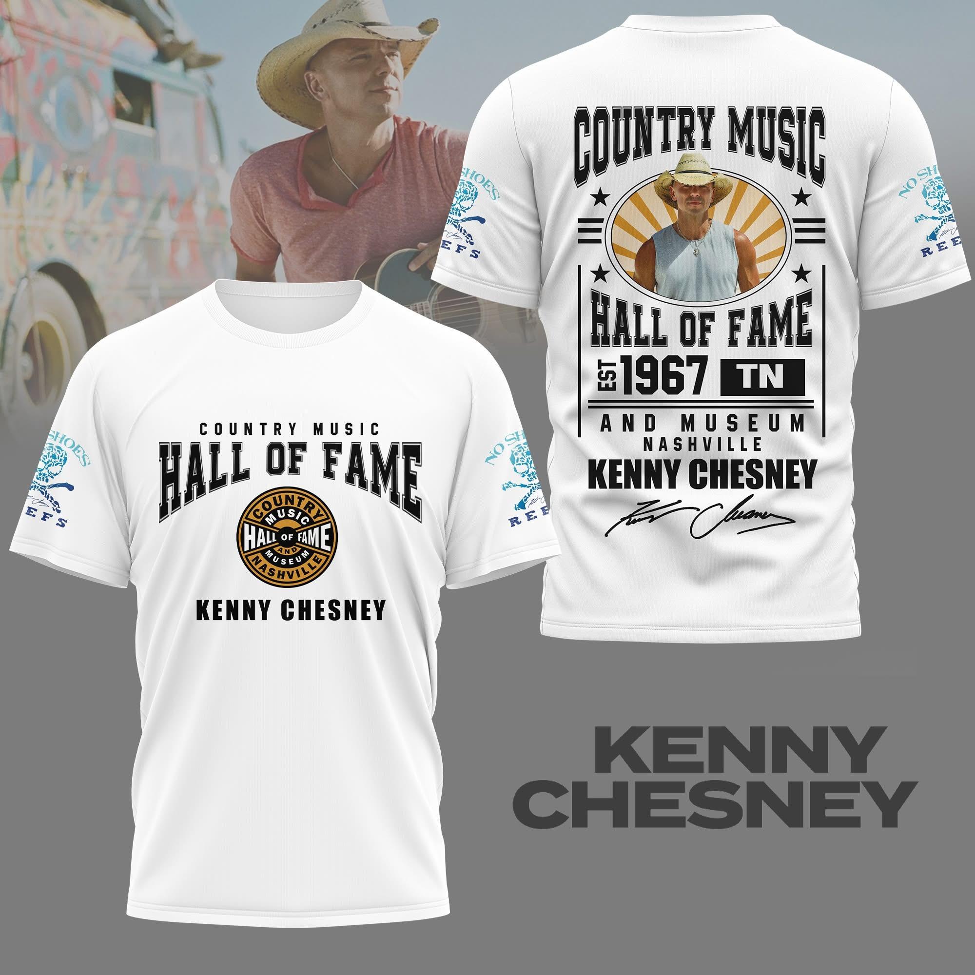 Kenny Chesney Country Music Hall Of Fame T-Shirtignature Gifts For Kenny Chesney Fans Oregontrailrvpk Shirt