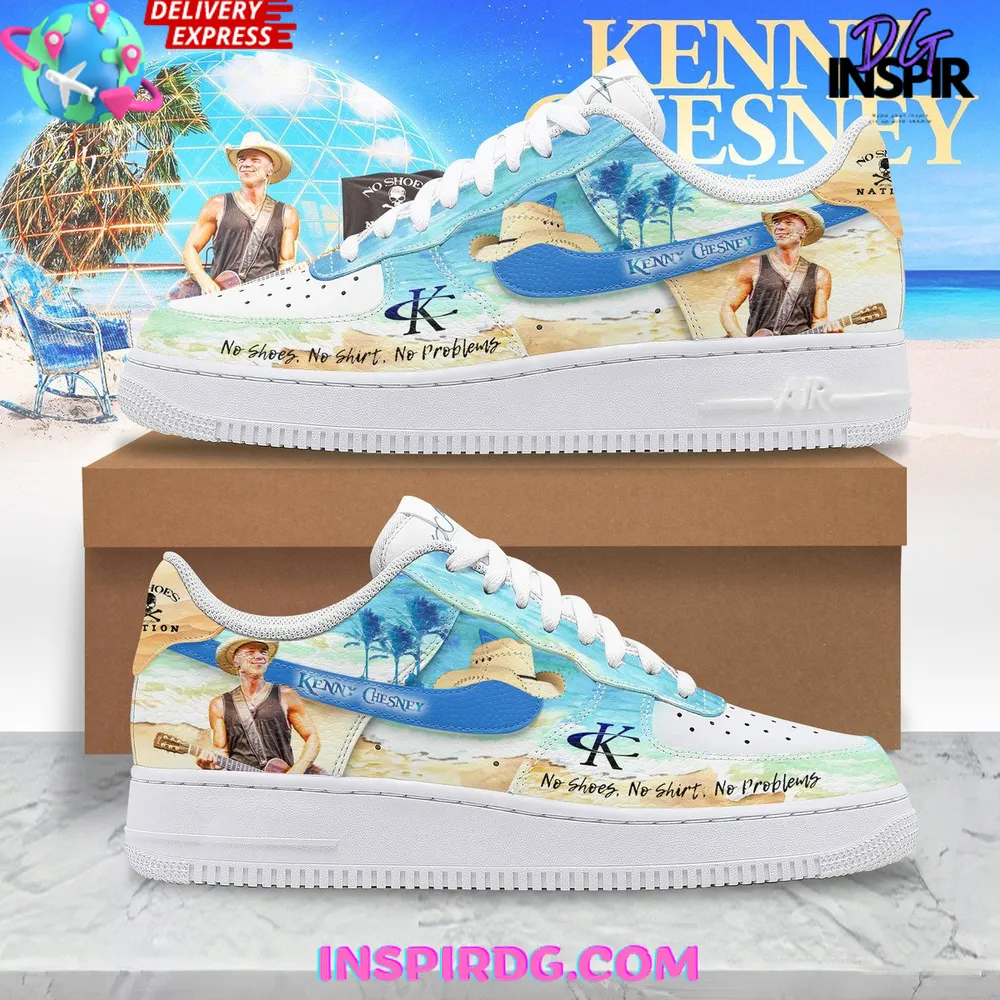 Kenny Chesney Island Vibes Limited Edition Air Force 1 Sneakers
