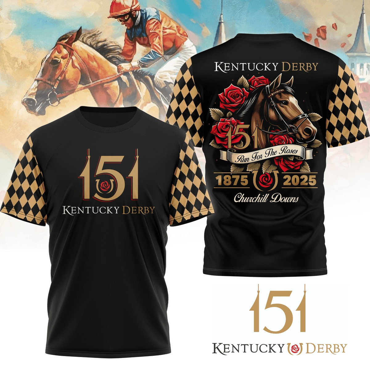 Kentucky Derby Run For The Roses 2025 T-Shirt Best Gift For Horse Lovers Oregontrailrvpk Shirt