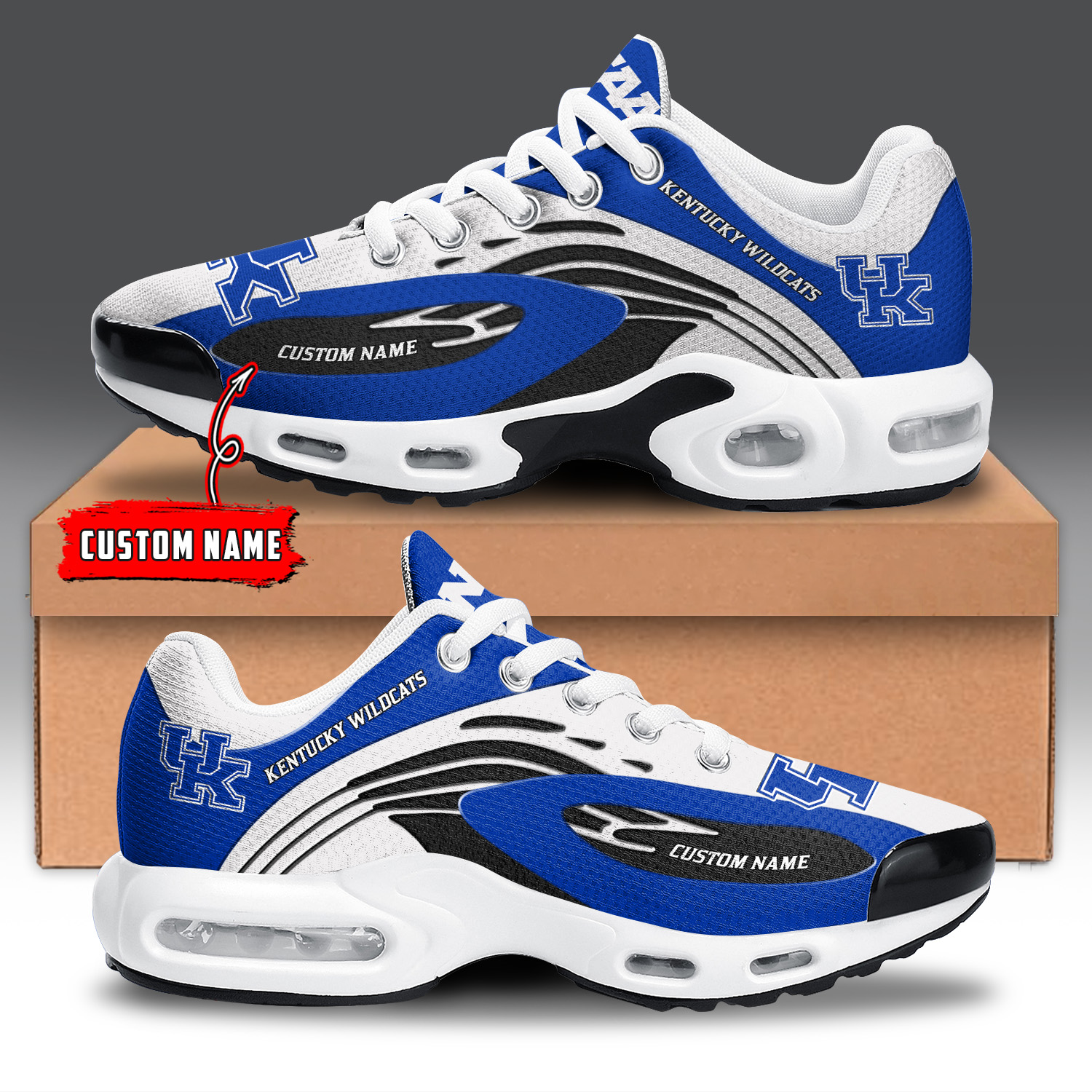 Kentucky Wildcats Air Max Plus Shoes Sneakers For Men And Women