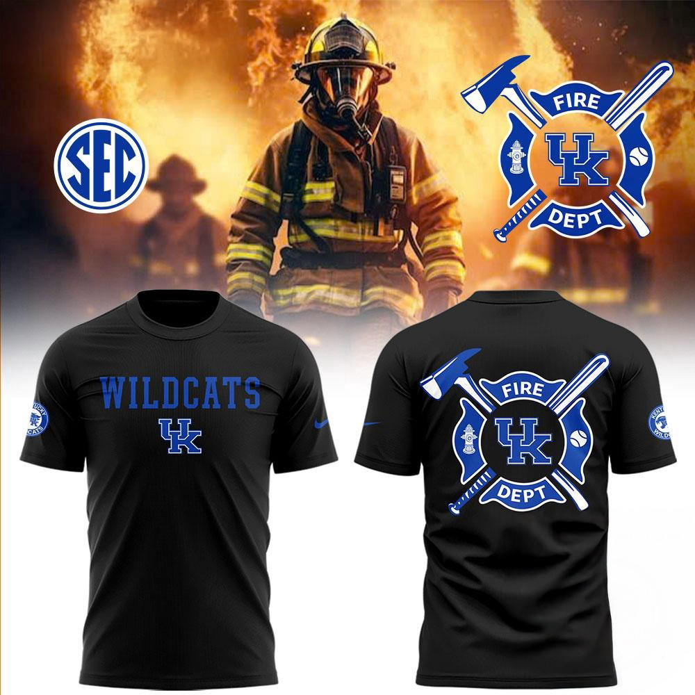 Kentucky Wildcats Baseball x Firefighter Appreciation Night 2025 Shirt Oregontrailrvpk Shirt