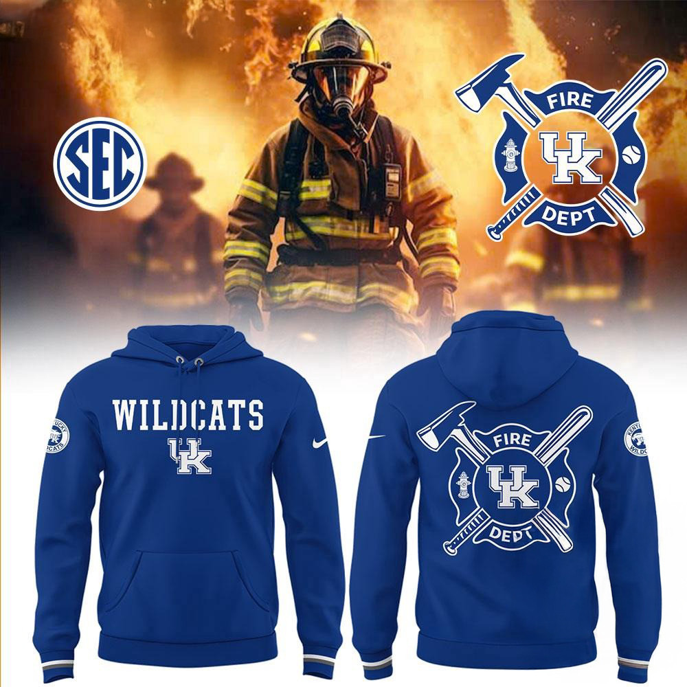 Kentucky Wildcats Baseball x Firefighter Appreciation Night New Hoodie