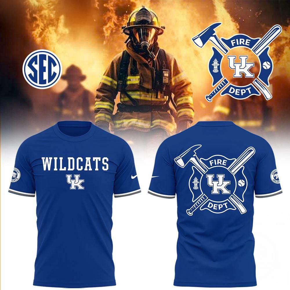 Kentucky Wildcats Baseball x Firefighter Appreciation Night New Shirt Oregontrailrvpk Shirt