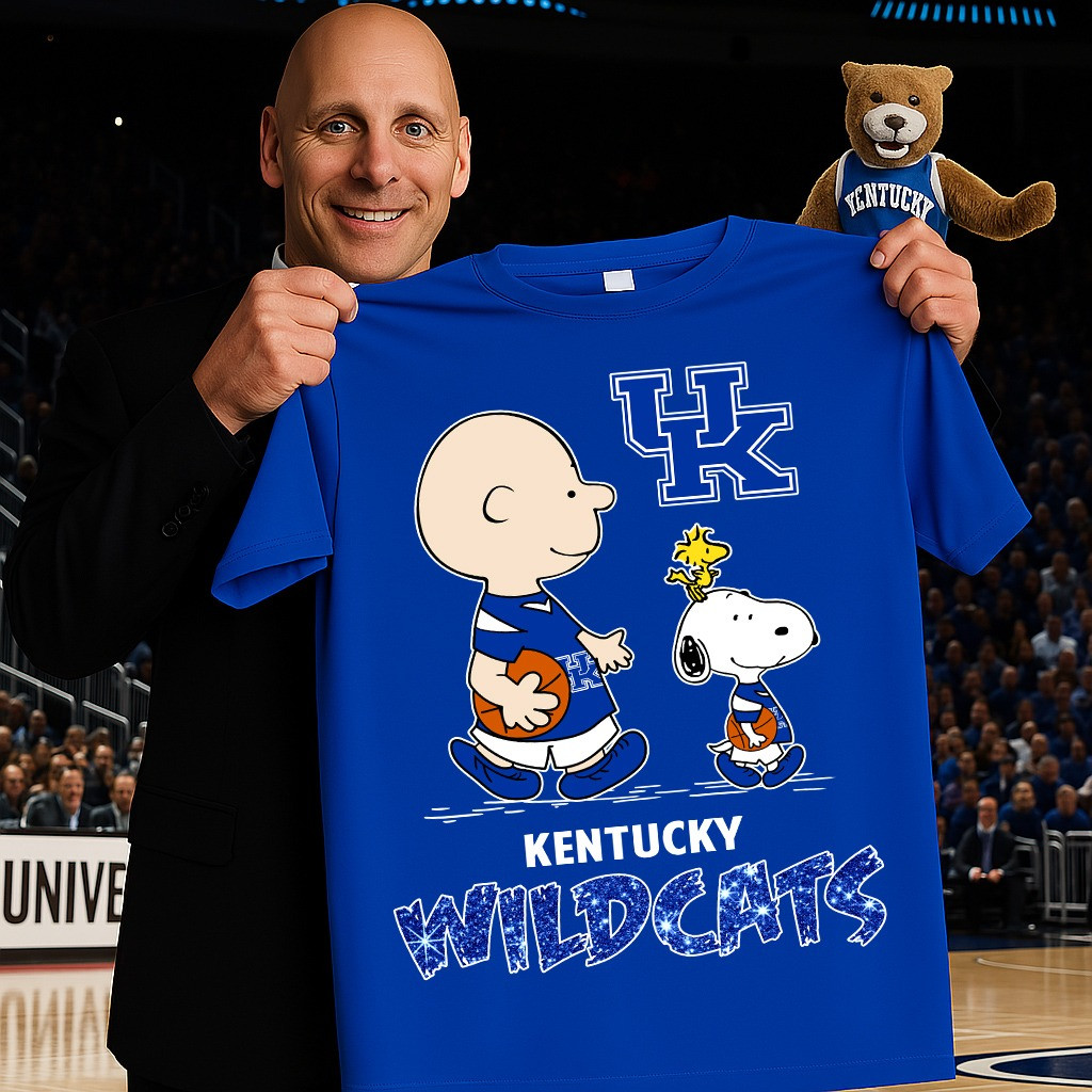 Kentucky Wildcats Snoopy Peanuts T-Shirt Cute Basketball Lovers Best Oregontrailrvpk Shirt