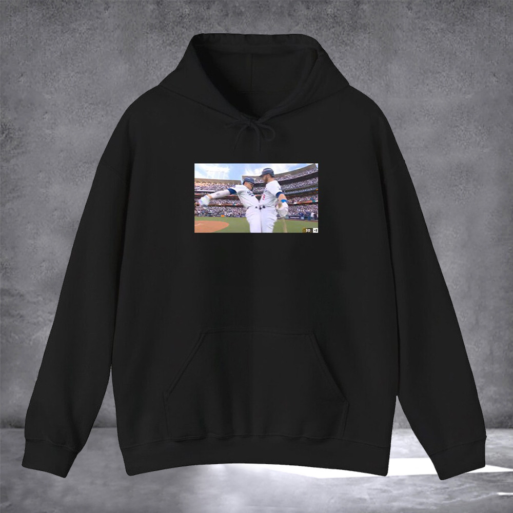 Kike Hernandez Gavin Lux Cup Bump Celebration Hoodie
