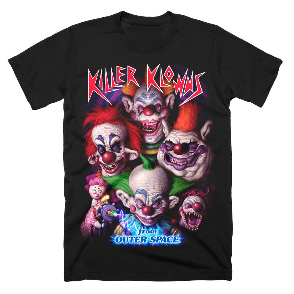 Killer Klowns From Outer Space Shirt Horrific Harlequins Graphic Tee Merch Oregontrailrvpk Shirt