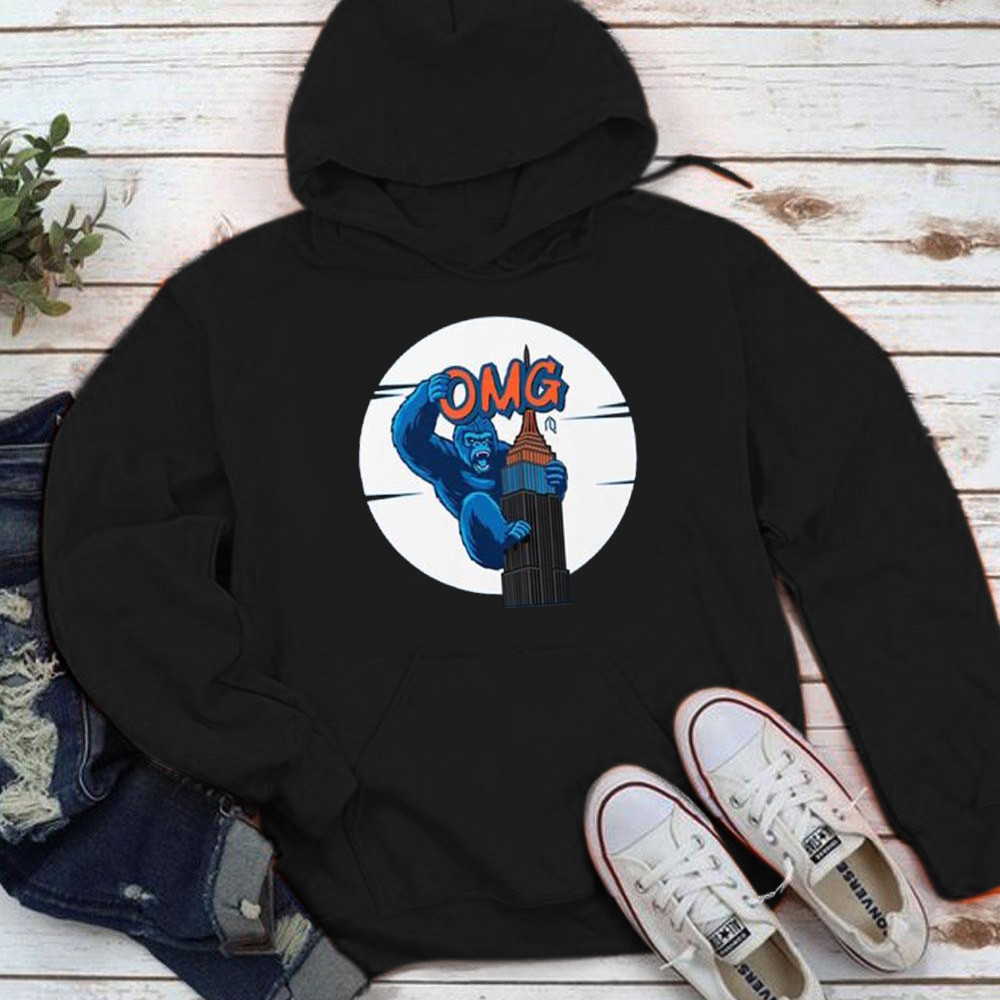 King Kong New York Mets OMG 2024 NLCS Hoodie Gifts