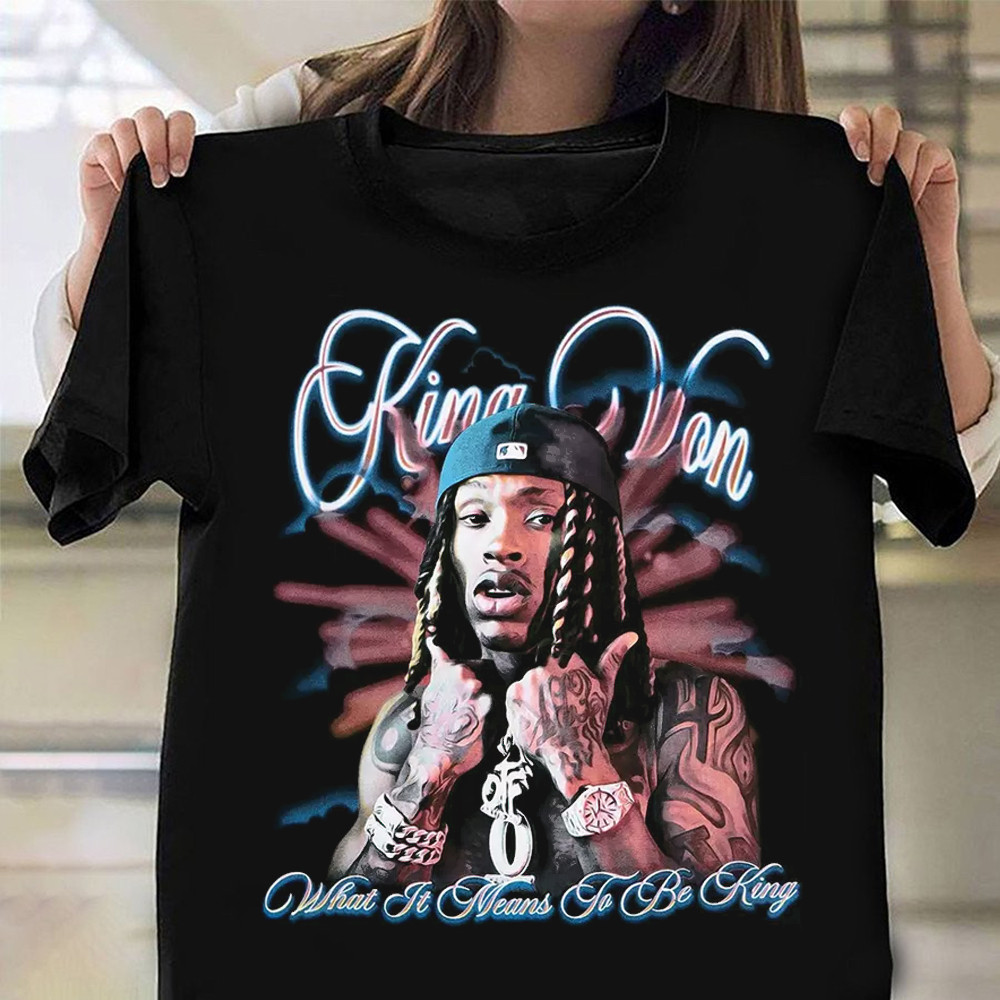 King Von Portrait T-Shirt Memorial Oregontrailrvpk Shirt