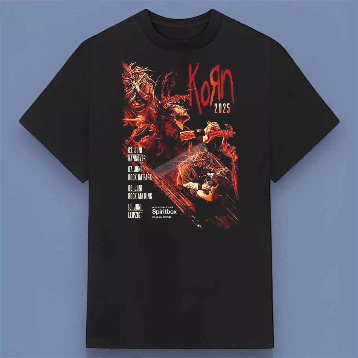 Korn Music Band Tour 2025 T-Shirt Gift For Music Fans Oregontrailrvpk Shirt