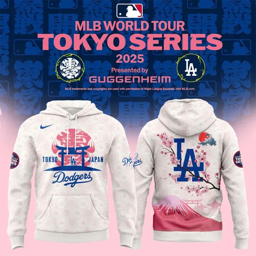 LA x Tokyo Series 2025 Hoodie Gift Ideas For Boyfriend