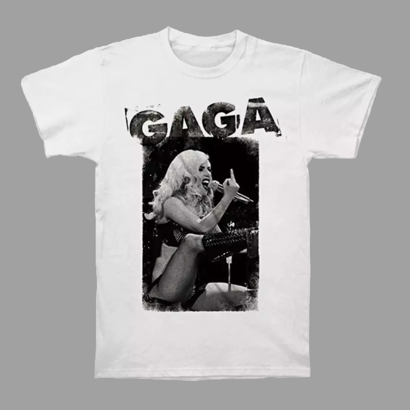 Lady Gaga Finger T-Shirt Music Lover Gift Ideas For Him Oregontrailrvpk Shirt