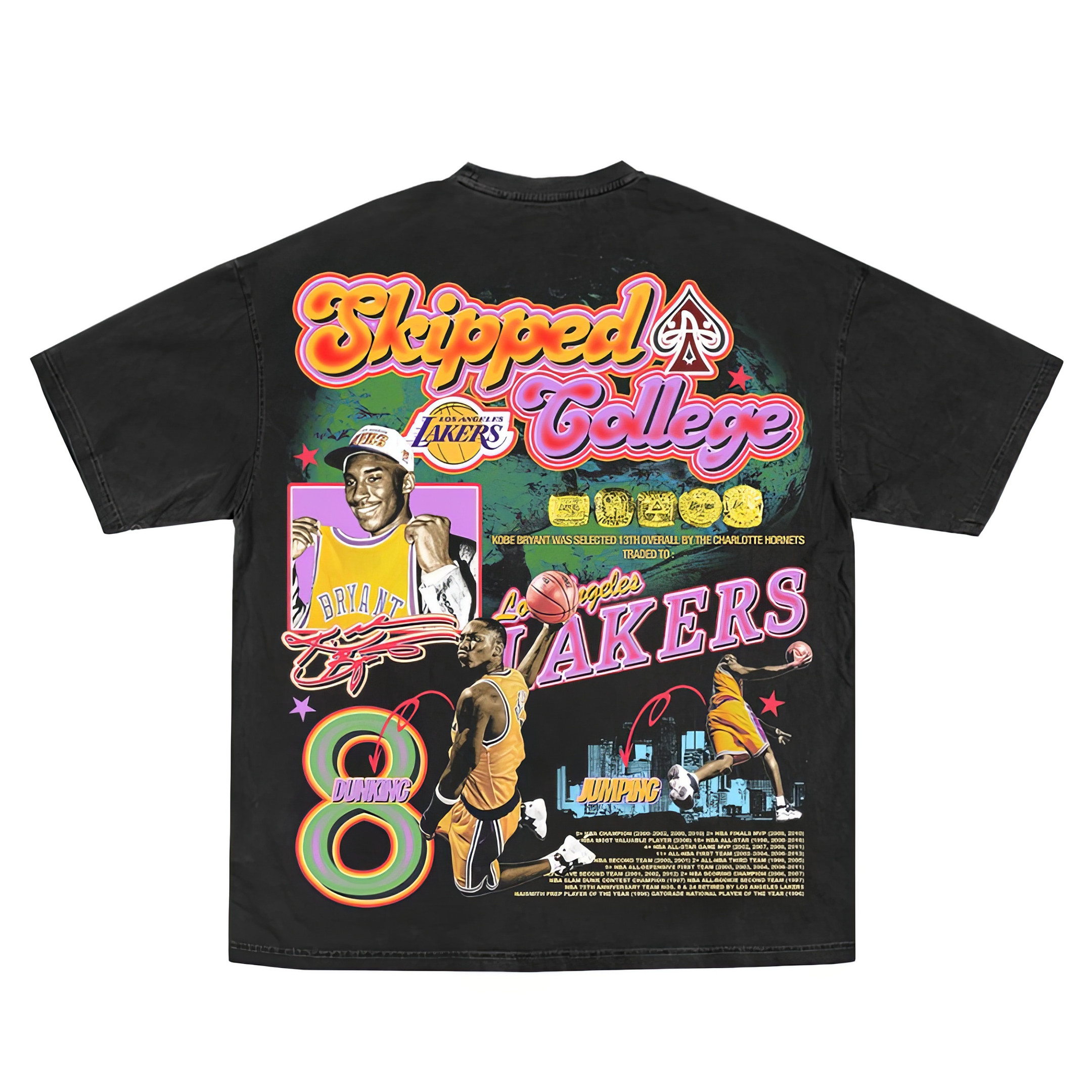 Lakers Kobe Bryant Skipped College NBA Shirt Football Gifts Oregontrailrvpk Shirt