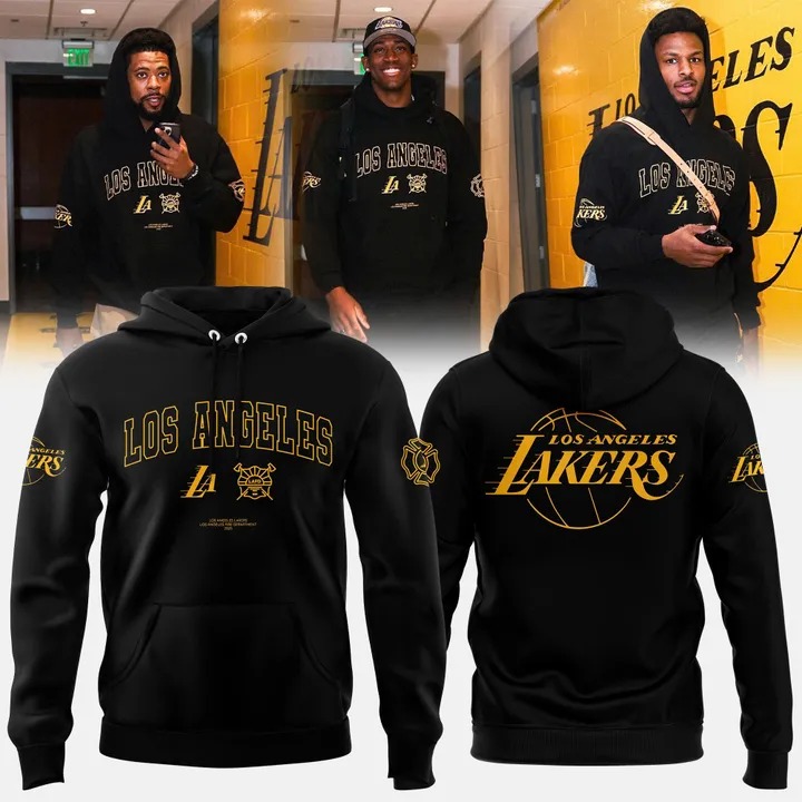 Lakers x LAFD Hoodie 2025 Gift Ideas For Father