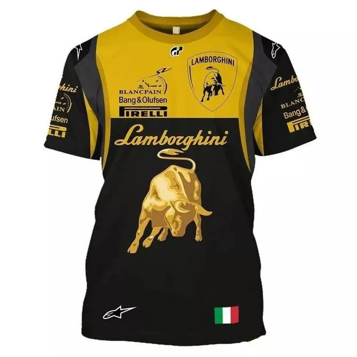 Lamborghini Italia Formula One Racing 3D T-Shirt Gift For Racing Fans Oregontrailrvpk Shirt