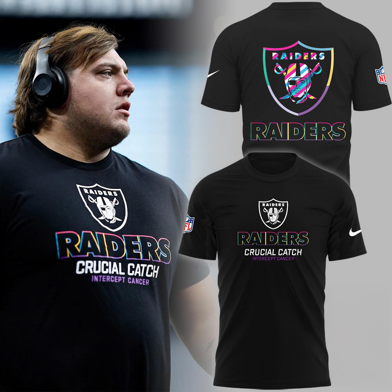 Las Vegas Raiders NFL 2024 Limited Crucial Catch Black Shirt Presents For Football Fans Oregontrailrvpk Shirt