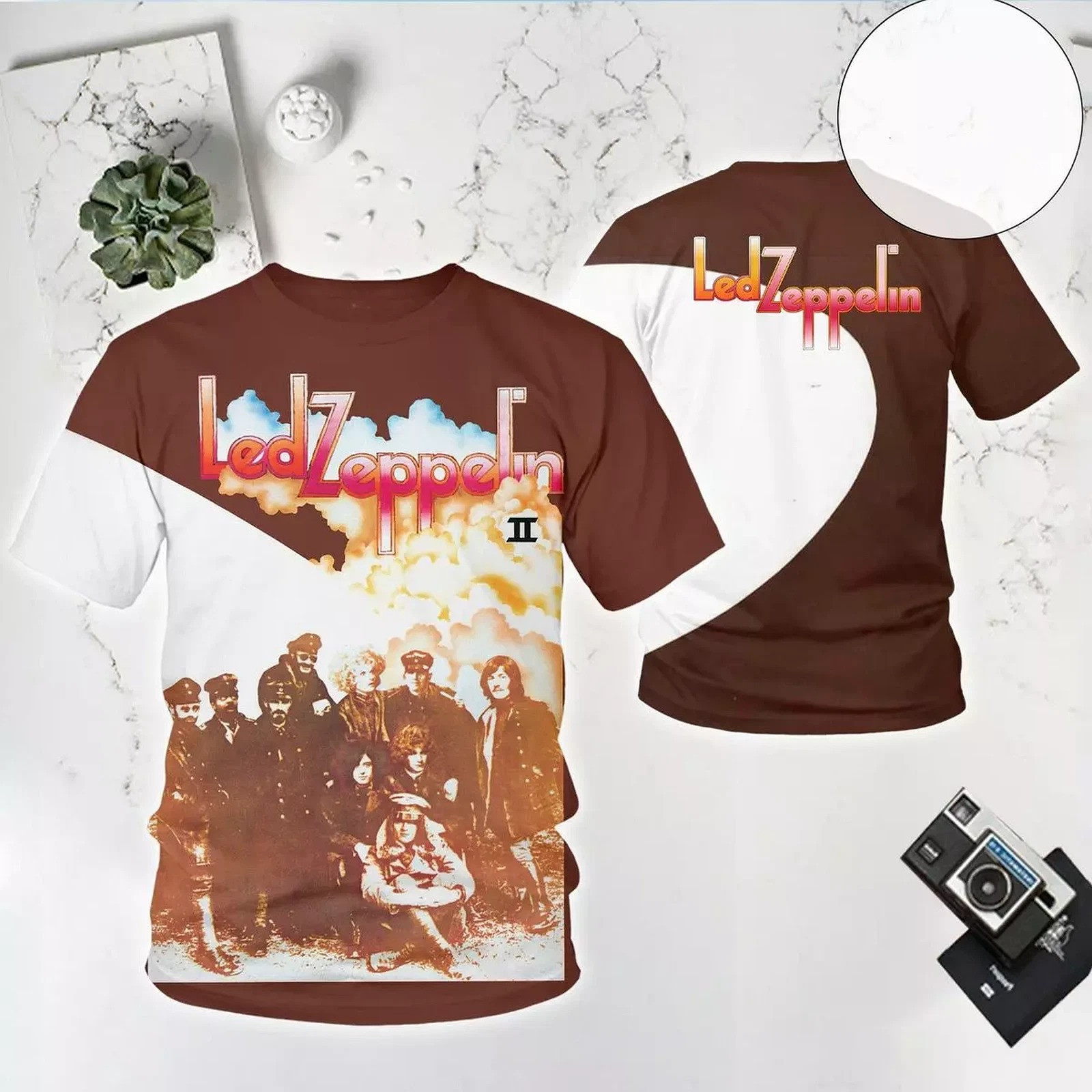 Led Zeppelin II Album 3D T-shirt Unique Oregontrailrvpk Shirt