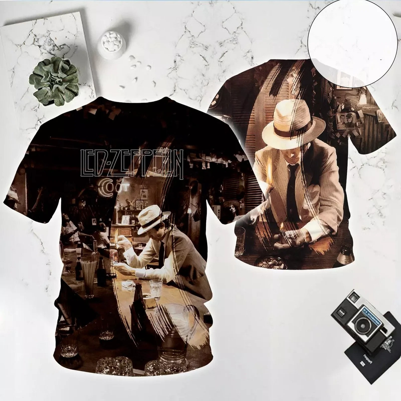 Led Zeppelin In Through The Out Door Album 3D T-shirt Presents For Music Lovers Oregontrailrvpk Shirt