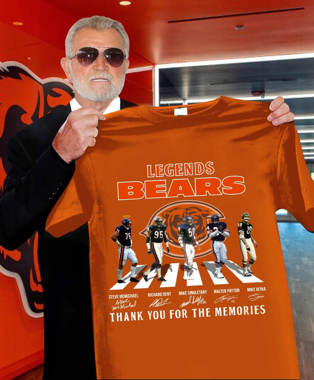 Legends Chicago Bears Thank You For The Memories T-Shirtignature Best Oregontrailrvpk Shirt
